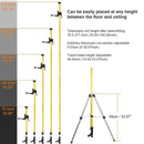Huepar LP36 - 3.7m/12ft Laser Telescoping Pole