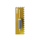 Refina Huds NotchTile 11" Trowel 12mm (1/2") Gold