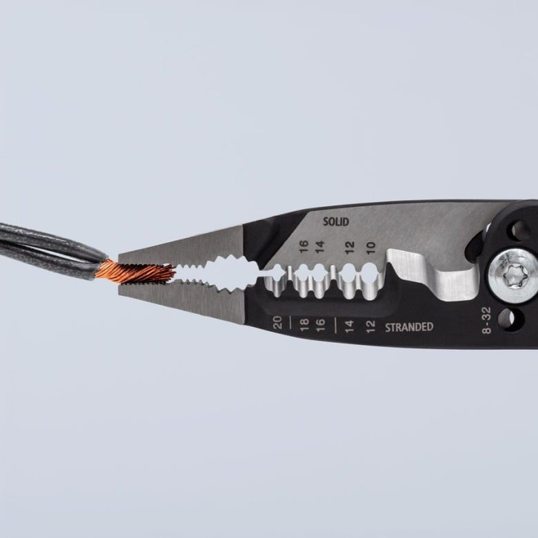 Knipex 8" Forged Wire Stripper 20-10 AWG