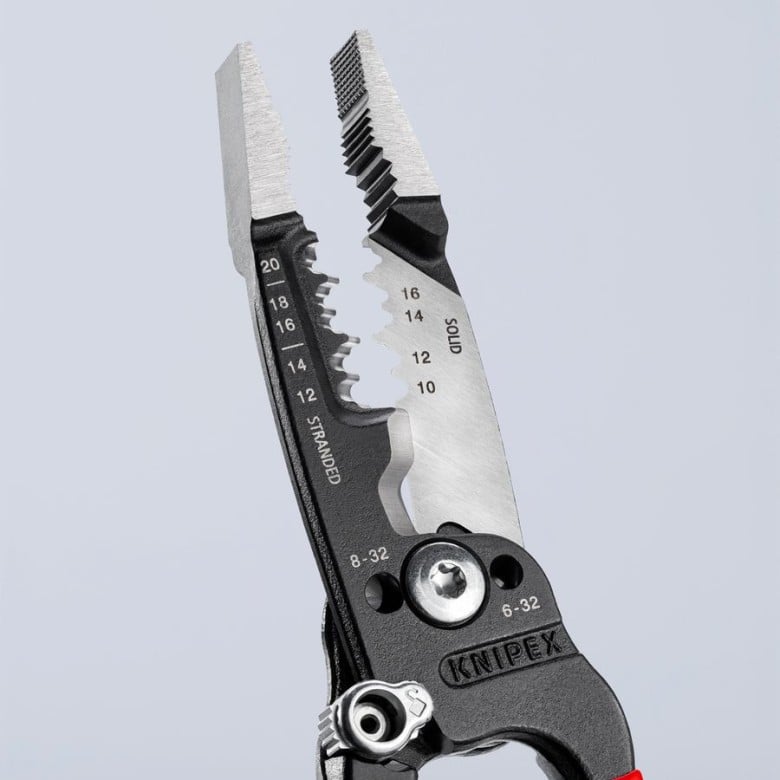Knipex 8" Forged Wire Stripper 20-10 AWG
