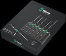 Wera 2035/6 B Screwdriver set and rack for electronic applications, 6 pieces