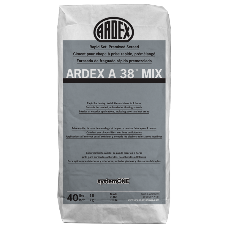 ARDEX A 38 MIX Rapid Set Premixed Screed