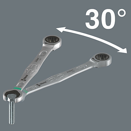 Wera 6000 Joker 4 Set 1 Ratcheting combination wrenches set, 4 pieces