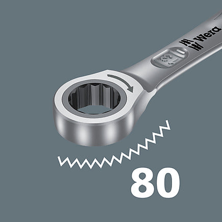 Wera 6000 Joker 8 Imperial Set 1 Ratcheting combination wrenches set, Imperial, 8 pieces