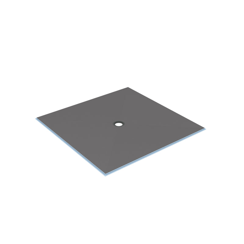 wedi Point Drain Shower Base Curbless