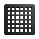 wedi Drain Cover Fundo Black Matte 4" x 4"