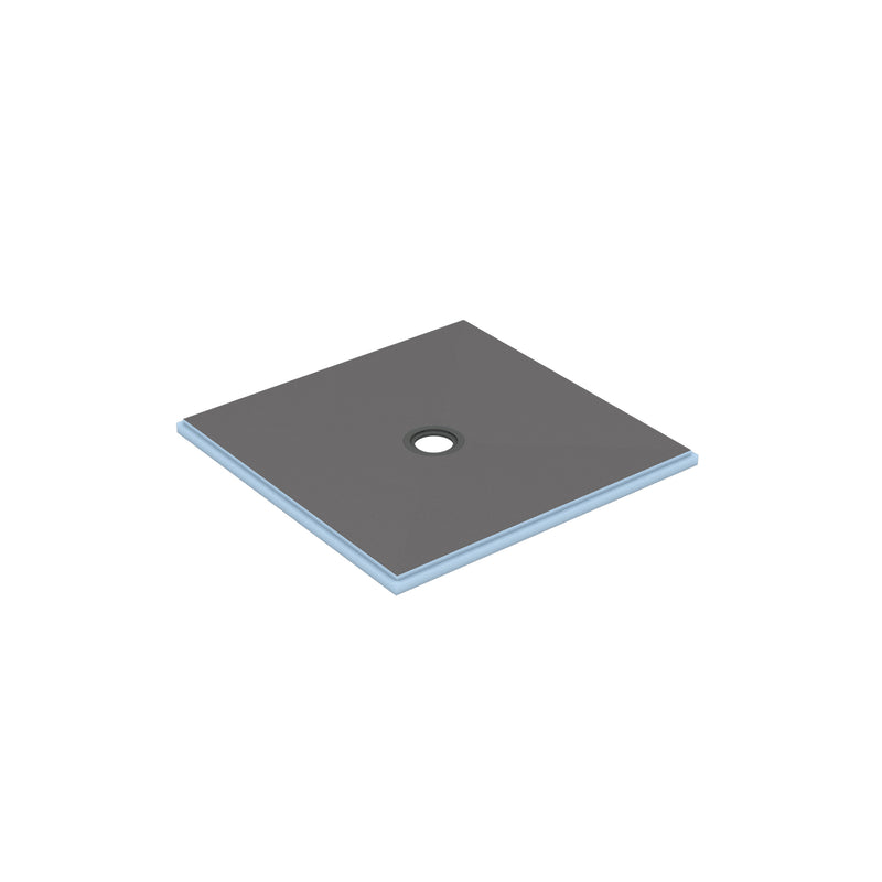 wedi Point Drain Shower Base Curbed