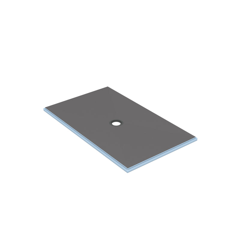 wedi Point Drain Shower Base Curbed