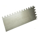 Tooltech Trowel Notched 11in x 4½in (3/8in x 3/8in SQ Notch) Red Handle