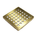wedi Drain Cover Brass 3-3/4"x3-3/4"x1/4"