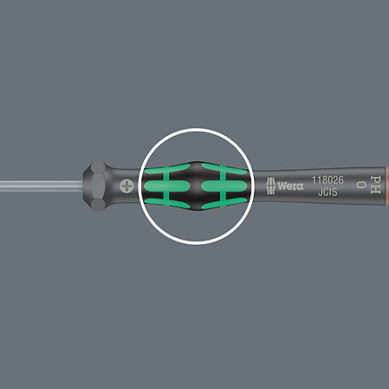 Wera 2035/6 B Screwdriver set and rack for electronic applications, 6 pieces