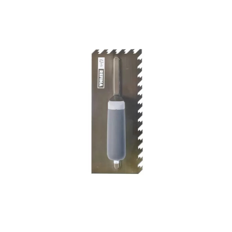 Refina Huds NotchTile 11" Trowel 10mm (3/8") Graphite