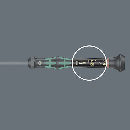 Wera 2035/6 B Screwdriver set and rack for electronic applications, 6 pieces