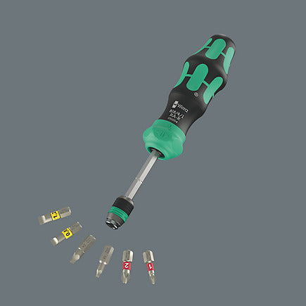 Wera Kraftform Kompakt 26 RA-R with pouch, 6 pieces