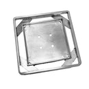 wedi Tileable Shower Grate Stainless Steel 3-3/4" x 3-3/4" x 1/4" (for 1/4" tile)