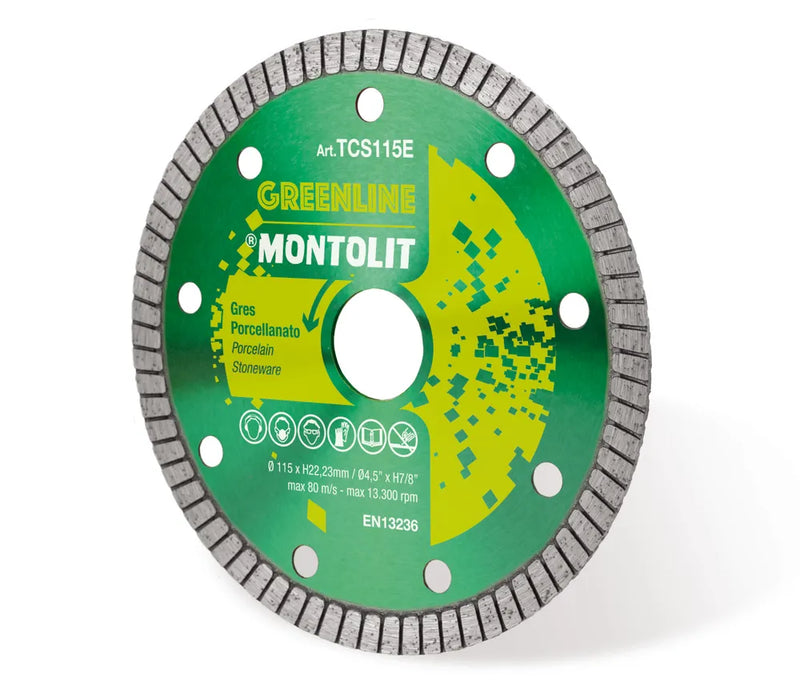 Montolit Diamond Blade Green Line 4.5"