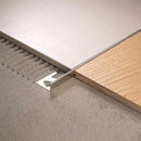 Profilitec Aluminum Tile Trim Anodized Silver 1/2"