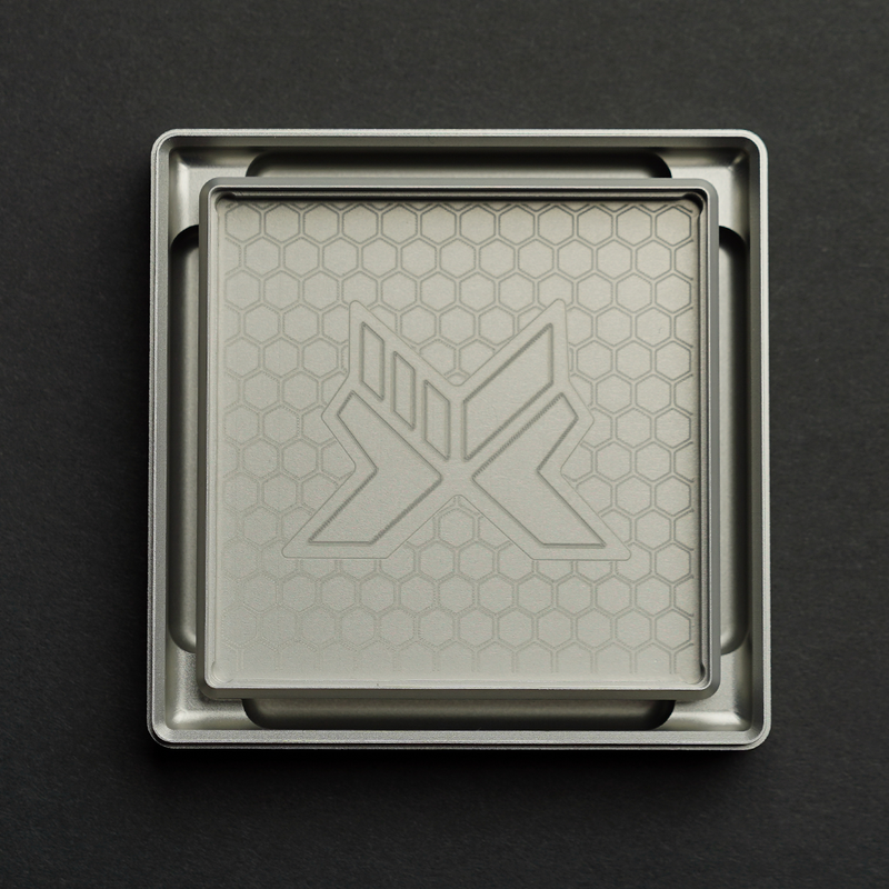 FloFX Tile-In Grate Nickel